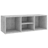 NNEVL Shoe Storage Bench Concrete Grey 105x35x35 cm Chipboard