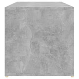 NNEVL Shoe Storage Bench Concrete Grey 105x35x35 cm Chipboard