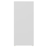 NNEVL Side Cabinet White 97x32x72 cm Chipboard