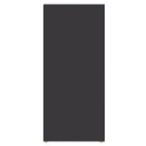 NNEVL Side Cabinet Grey 97x32x72 cm Chipboard