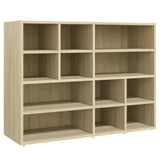 NNEVL Side Cabinet Sonoma Oak 97x32x72 cm Chipboard