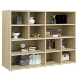NNEVL Side Cabinet Sonoma Oak 97x32x72 cm Chipboard