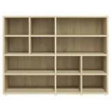 NNEVL Side Cabinet Sonoma Oak 97x32x72 cm Chipboard