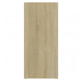 NNEVL Side Cabinet Sonoma Oak 97x32x72 cm Chipboard
