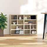 NNEVL Side Cabinet Sonoma Oak 97x32x72 cm Chipboard