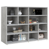 NNEVL Side Cabinet Concrete Grey 97x32x72 cm Chipboard