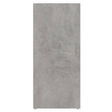 NNEVL Side Cabinet Concrete Grey 97x32x72 cm Chipboard