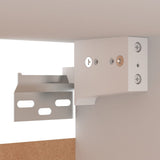 NNEVL Wall Mounted TV Cabinet White 30.5x30x30 cm