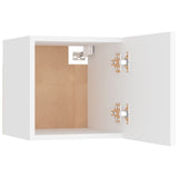 NNEVL Wall Mounted TV Cabinets 4 pcs White 30.5x30x30 cm
