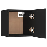 NNEVL Wall Mounted TV Cabinet Black 30.5x30x30 cm