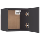 NNEVL Wall Mounted TV Cabinets 2 pcs Grey 30.5x30x30 cm