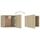 NNEVL Wall Mounted TV Cabinet Sonoma Oak 30.5x30x30 cm