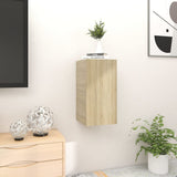 NNEVL Wall Mounted TV Cabinets 2 pcs Sonoma Oak 30.5x30x30 cm