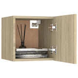 NNEVL Wall Mounted TV Cabinets 4 pcs Sonoma Oak 30.5x30x30 cm