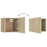 NNEVL Wall Mounted TV Cabinets 4 pcs Sonoma Oak 30.5x30x30 cm