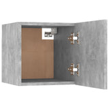 NNEVL Wall Mounted TV Cabinet Concrete Grey 30.5x30x30 cm