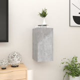 NNEVL Wall Mounted TV Cabinets 2 pcs Concrete Grey 30.5x30x30 cm