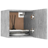 NNEVL Wall Mounted TV Cabinets 2 pcs Concrete Grey 30.5x30x30 cm