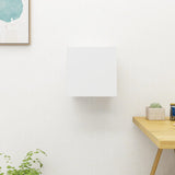 NNEVL Wall Mounted TV Cabinet White and Sonoma Oak 30.5x30x30 cm