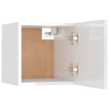 NNEVL Wall Mounted TV Cabinets 2 pcs High Gloss White 30.5x30x30 cm