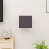 NNEVL Wall Mounted TV Cabinet High Gloss Grey 30.5x30x30 cm