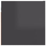 NNEVL Wall Mounted TV Cabinets 2 pcs High Gloss Grey 30.5x30x30 cm