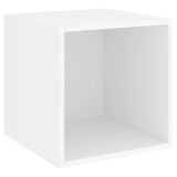 NNEVL Wall Cabinets 2 pcs White 37x37x37 cm Chipboard