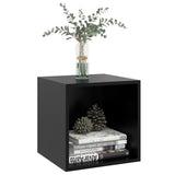 NNEVL Wall Cabinet Black 37x37x37 cm Chipboard