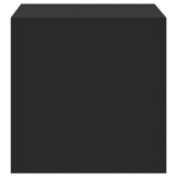 NNEVL Wall Cabinet Black 37x37x37 cm Chipboard