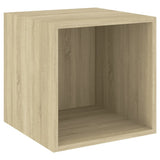 NNEVL Wall Cabinet Sonoma Oak 37x37x37 cm Chipboard