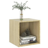 NNEVL Wall Cabinet Sonoma Oak 37x37x37 cm Chipboard