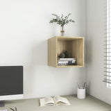 NNEVL Wall Cabinet Sonoma Oak 37x37x37 cm Chipboard