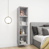 NNEVL Wall Cabinet Concrete Grey 37x37x37 cm Chipboard