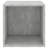 NNEVL Wall Cabinet Concrete Grey 37x37x37 cm Chipboard
