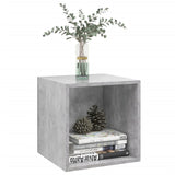 NNEVL Wall Cabinets 2 pcs Concrete Grey 37x37x37 cm Chipboard