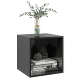 NNEVL Wall Cabinet High Gloss Black 37x37x37 cm Chipboard