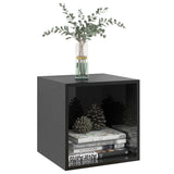 NNEVL Wall Cabinets 4 pcs High Gloss Black 37x37x37 cm Chipboard