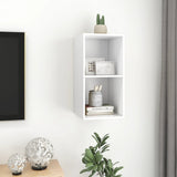 NNEVL Wall-mounted TV Cabinet White 37x37x72 cm Chipboard