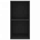NNEVL Wall-mounted TV Cabinet Black 37x37x72 cm Chipboard