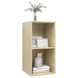 NNEVL Wall-mounted TV Cabinet Sonoma Oak 37x37x72 cm Chipboard