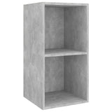NNEVL Wall-mounted TV Cabinet Concrete Grey 37x37x72 cm Chipboard