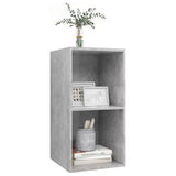 NNEVL Wall-mounted TV Cabinet Concrete Grey 37x37x72 cm Chipboard