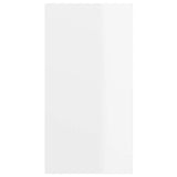 NNEVL Wall-mounted TV Cabinet High Gloss White 37x37x72 cm Chipboard