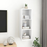 NNEVL Wall-mounted TV Cabinet White 37x37x107 cm Chipboard