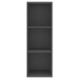 NNEVL Wall-mounted TV Cabinet Grey 37x37x107 cm Chipboard