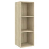 NNEVL Wall-mounted TV Cabinet Sonoma Oak 37x37x107 cm Chipboard