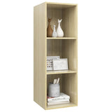 NNEVL Wall-mounted TV Cabinet Sonoma Oak 37x37x107 cm Chipboard