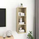 NNEVL Wall-mounted TV Cabinet Sonoma Oak 37x37x107 cm Chipboard