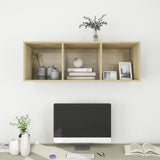NNEVL Wall-mounted TV Cabinet Sonoma Oak 37x37x107 cm Chipboard