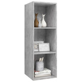 NNEVL Wall-mounted TV Cabinet Concrete Grey 37x37x107 cm Chipboard